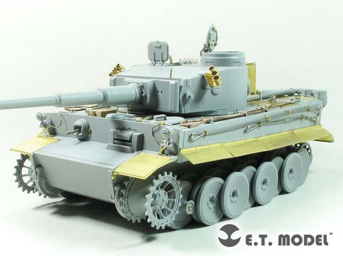 E.T.モデル E35-249 1/35 WWII ドイツ タイガーI チュニジア戦線 ベーシックセット(ドラゴン/スマートキット用） エッチングパーツ