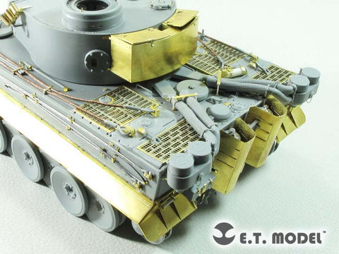 E.T.モデル E35-249 1/35 WWII ドイツ タイガーI チュニジア戦線 ベーシックセット(ドラゴン/スマートキット用） エッチングパーツ