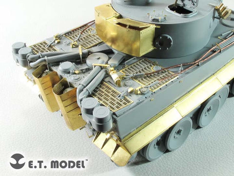 E.T.モデル E35-249 1/35 WWII ドイツ タイガーI チュニジア戦線 ベーシックセット(ドラゴン/スマートキット用） エッチングパーツ