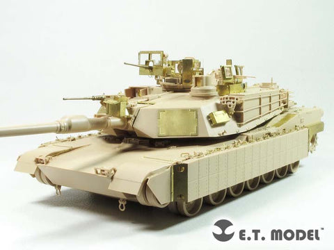E.T.モデル E35-251 1/35 現用アメリカ陸軍 M1A2 エイブムラムスSEP TUSK I/II(モンモデル TS-026用） エッチングパーツ