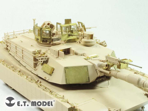 E.T.モデル E35-251 1/35 現用アメリカ陸軍 M1A2 エイブムラムスSEP TUSK I/II(モンモデル TS-026用） エッチングパーツ