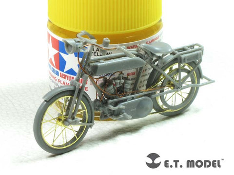 E.T.モデル E35-255 1/35 WWI プジョー 1917 750 cc モーターバイク(モンモデル HS-005用） エッチングパーツ