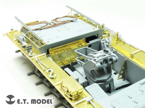 E.T.モデル E35-256 1/35 WWII ドイツ III号突撃砲E型 ベーシックセット(ドラゴン/スマートキット用） エッチングパーツ