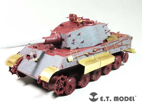 E.T.モデル E35-259 1/35 WWII ドイツ キングタイガー(ヘンシェル砲塔)ベーシックセット(モンモデル 用） エッチングパーツ