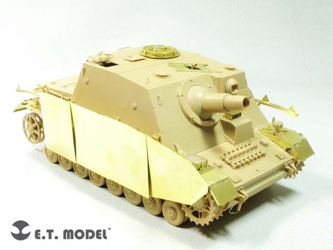 E.T.モデル E35-265 1/35 WWII ドイツ ブルムベア(後期型)シュルツェン(タミヤ 35353用） エッチングパーツ