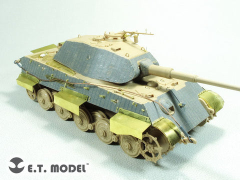 E.T.モデル E35-273 1/35 WWII ドイツ キングタイガー ポルシェ砲塔用ベーシックセット(モンモデル 用） エッチングパーツ