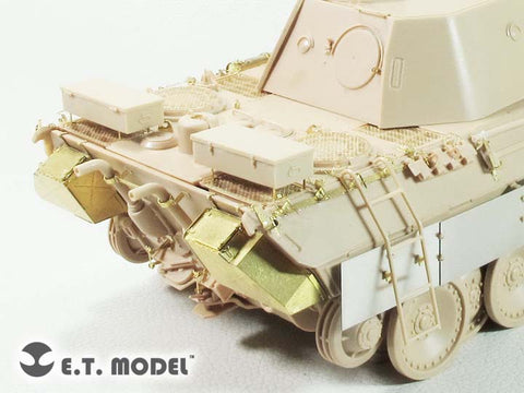E.T.モデル E35-274 1/35 WWII ドイツ パンサーD型(中/後期生産型)セット(モンモデル 用） エッチングパーツ