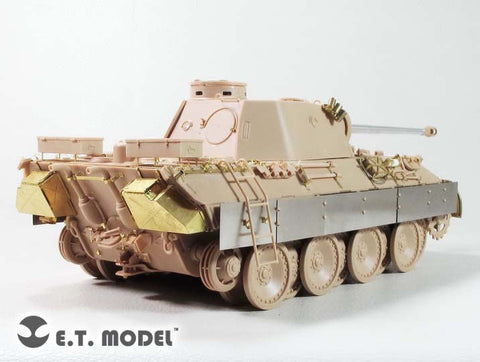 E.T.モデル E35-274 1/35 WWII ドイツ パンサーD型(中/後期生産型)セット(モンモデル 用） エッチングパーツ