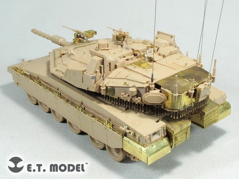 E.T.モデル E35-282 1/35 イスラエル メルカバMk4Mトロフィーアクティブ防御システム搭載仕様用ベーシックセット(モンモデル 用） エッチングパーツ