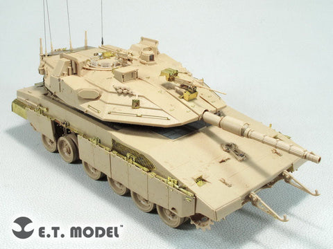 E.T.モデル E35-282 1/35 イスラエル メルカバMk4Mトロフィーアクティブ防御システム搭載仕様用ベーシックセット(モンモデル 用） エッチングパーツ