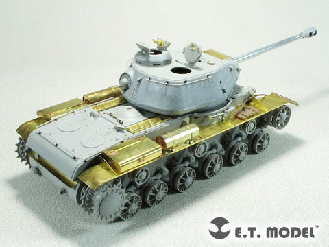 E.T.モデル E35-285 1/35 WWIIソビエト/ロシア KV-85/KV-122重戦車用ベーシックセット(トランぺッター 用） エッチングパーツ