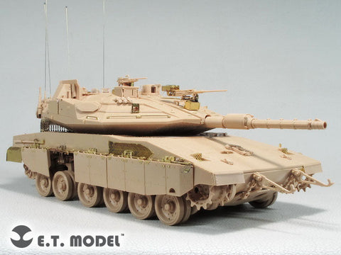 E.T.モデル E35-286 1/35 イスラエル メルカバMk4Mトロフィーアクティブ防御システム搭載仕様用 サイドスカートステーセット(モンモデル 用） エッチングパーツ