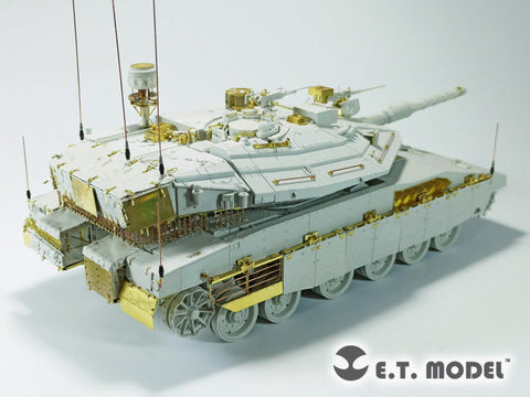 E.T.モデル E35-299 1/35 イスラエル メルカバMk.4/4LIC 主力戦車用ベーシックセット(モンモデル 用） エッチングパーツ