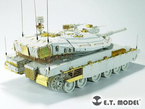E.T.モデル E35-300 1/35 イスラエル メルカバMk.4/4LIC 主力戦車用サイドスカートディテールアップセット(モンモデル 用） エッチングパーツ