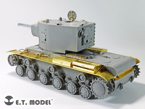 E.T.モデル E35-301 1/35 ロシア KV-2 重戦車 ベーシックセット(トランぺッター 用） エッチングパーツ