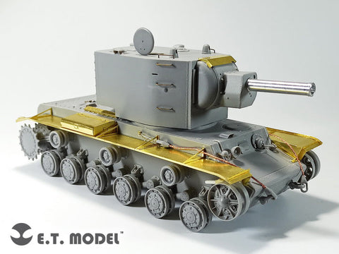 E.T.モデル E35-301 1/35 ロシア KV-2 重戦車 ベーシックセット(トランぺッター 用） エッチングパーツ