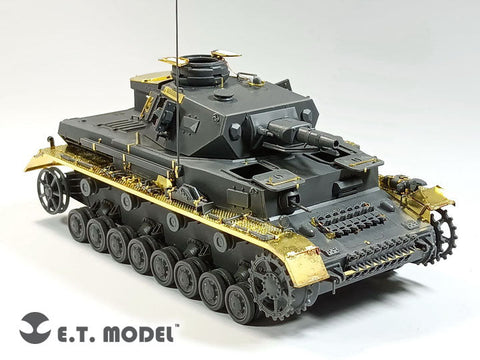 E.T.モデル E35-303 1/35 WWII ドイツ IV号戦車F型用ベーシックセット(タミヤ 35374用） エッチングパーツ