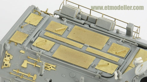 E.T.モデル E72-001 1/72 現用アメリカ海兵隊 AAVP7A1（ドラゴン 7233用） エッチングパーツ