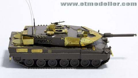 E.T.モデル E72-002 1/72 現用ドイツ レオパルト2 A5(レベル 0389用） エッチングパーツ