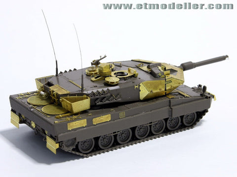 E.T.モデル E72-002 1/72 現用ドイツ レオパルト2 A5(レベル 0389用） エッチングパーツ