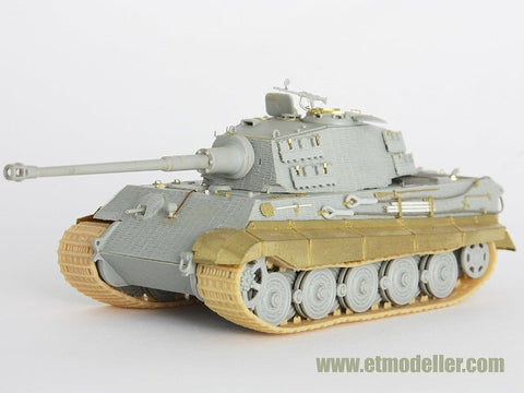 E.T.モデル E72-004 1/72 WWII ドイツ キングタイガー(ヘンシェル砲塔)（ドラゴン用） エッチングパーツ