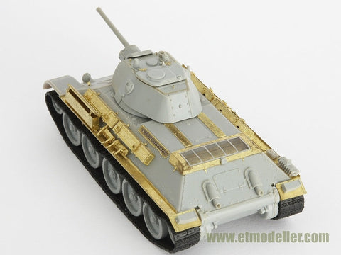 E.T.モデル E72-005 1/72 WWII ソビエト T-34/76 1941年型（ドラゴン用） エッチングパーツ
