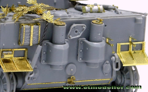 E.T.モデル E72-006 1/72 WWII ドイツ タイガーI 初期生産型（ドラゴン 7370用） エッチングパーツ