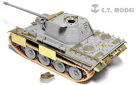 E.T.モデル E72-009 1/72 WWII ドイツ パンサー G型（ドラゴン用） エッチングパーツ