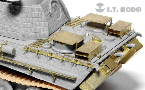 E.T.モデル E72-010 1/72 WWII ドイツ パンサー G 対空装甲（ドラゴン用） エッチングパーツ