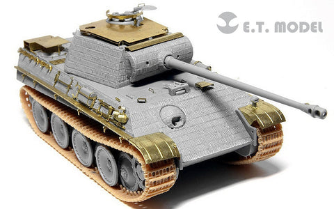 E.T.モデル E72-010 1/72 WWII ドイツ パンサー G 対空装甲（ドラゴン用） エッチングパーツ