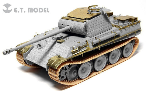 E.T.モデル E72-010 1/72 WWII ドイツ パンサー G 対空装甲（ドラゴン用） エッチングパーツ
