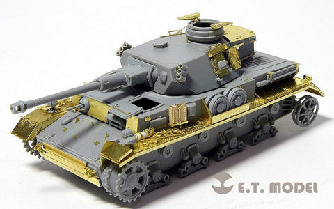 E.T.モデル E72-014 1/72 WWII ドイツ IV号戦車G型（ドラゴン 7278用） エッチングパーツ