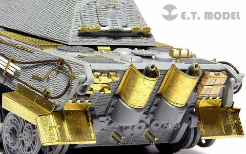 E.T.モデル E72-020 1/72 WWII ドイツ キングタイガー(ポルシェ砲塔)（ドラゴン 7254用） エッチングパーツ