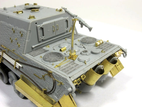 E.T.モデル E72-022 1/72 WWII ドイツ ヤークトタイガー（ドラゴン用） エッチングパーツ