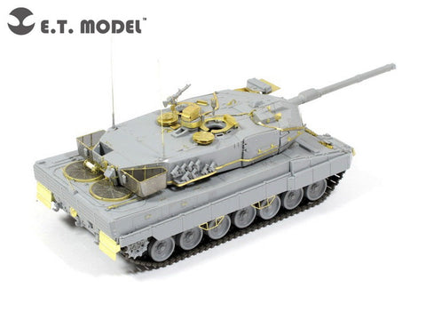 E.T.モデル E72-027 1/72 現用ドイツ レオパルト2 A6（ドラゴン 7232用） エッチングパーツ