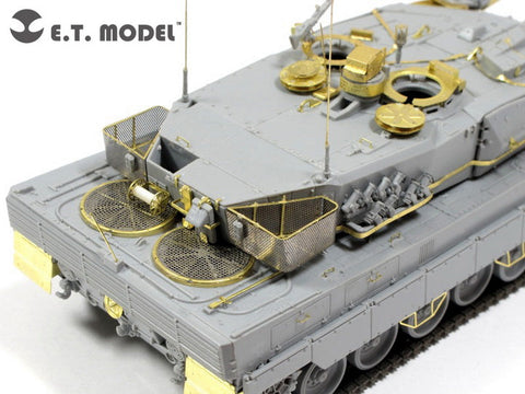 E.T.モデル E72-027 1/72 現用ドイツ レオパルト2 A6（ドラゴン 7232用） エッチングパーツ