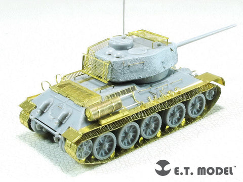E.T.モデル E72-035 1/72 ソビエト T-34/85（ドラゴン用） エッチングパーツ