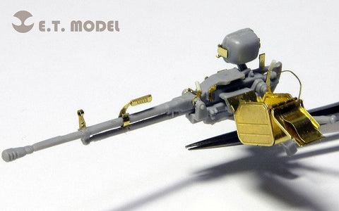 E.T.モデル EA35-015 1/35 中国人民解放軍 12.7mm AA マシンガン&弾薬箱（汎用）