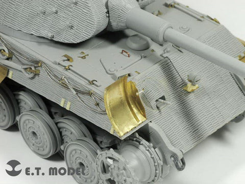 E.T.モデル EA35-027 1/35 WWII ドイツ キングタイガー/ヤークトタイガー フェンダー & サイドスカート（ドラゴン用）