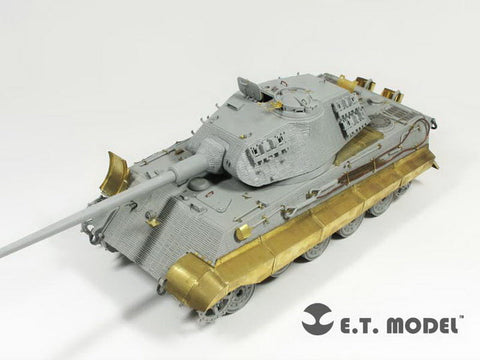 E.T.モデル EA35-027 1/35 WWII ドイツ キングタイガー/ヤークトタイガー フェンダー & サイドスカート（ドラゴン用）