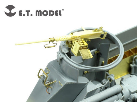 E.T.モデル EA35-040 1/35 WWII アメリカ陸軍 M2HB 機関銃 w/50発 弾薬箱（汎用）