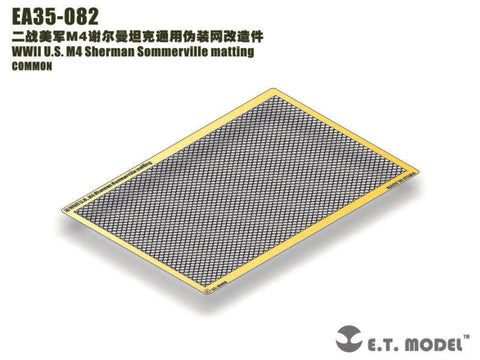 E.T.モデル EA35-082 1/35 WWII アメリカ M4シャーマン メッシュセット（汎用）