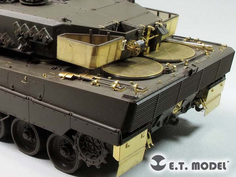 E.T.モデル EA35-115 1/35 ドイツ レオパルト2 A5/6 MBT エンジン＆タレットラックグリルメッシュ(タミヤキット用）