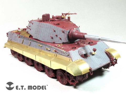 E.T.モデル EA35-121 1/35 WWII ドイツ キングタイガー フェンダー & サイドスカート(モンモデル用）