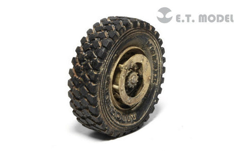 E.T.モデル ER35-003 1/35 現用 アメリカ M1117 自重変形ロードホイール(トランぺッター 01541用）
