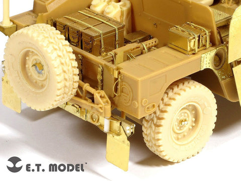 E.T.モデル ER35-015 1/35 アメリカ陸軍 ハンヴィー 自重変形ロードホイール(ブロンコ用）