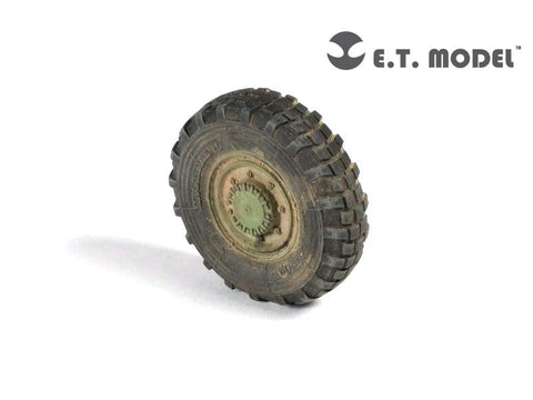 E.T.モデル ER35-018 1/35 アメリカ陸軍 LAV 自重変形ロードホイール(ナロー)（トランぺッターキット）