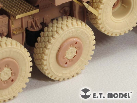 E.T.モデル ER35-041 1/35 現用 アメリカ M1070 トラクター 自重変形ロードホイール(ホビーボス 85502用）