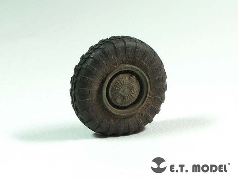E.T.モデル ER35-058 1/35 ロシア BTR-80 自重変形ロードホイール(ナロー)（トランぺッターキット）