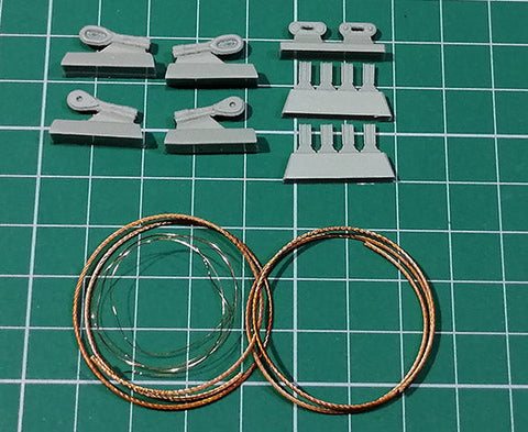 エウレカXXL ER-3561 1/35 イスラエル メルカバ I & II 戦車用牽引ケーブルセット